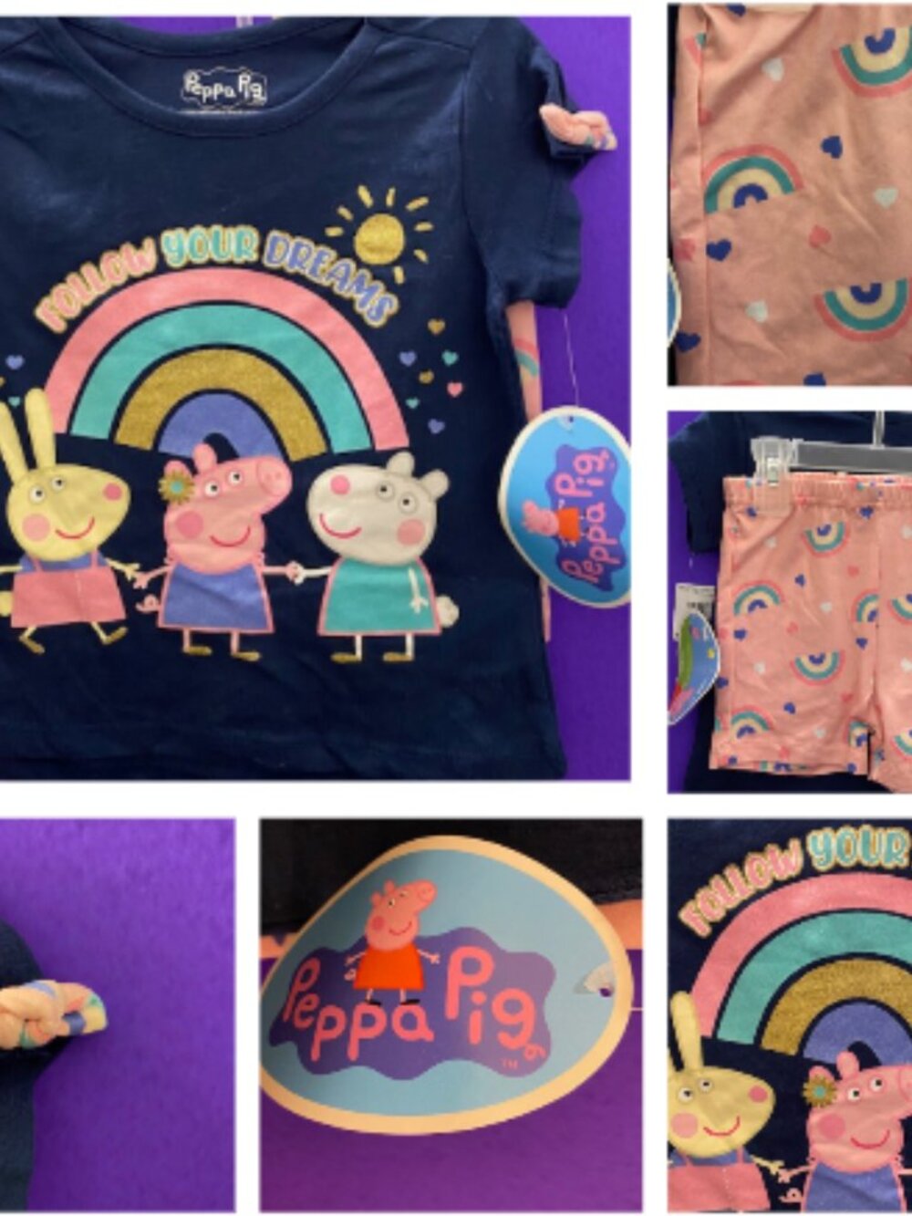 Peppa Pig 2pc Short set